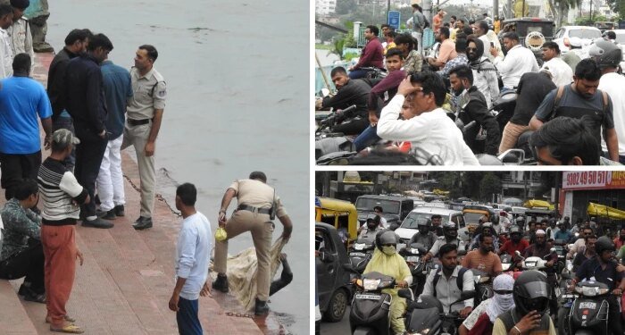 भोपाल के बड़े तालाब में तैरता मिला युवक का शव, वीडियो बनाने के चक्कर में तमाशबीनों ने लगाया 1 घंटे लंबा जाम