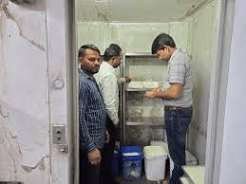 भोपाल में बुधवार रातभर डेयरियों पर छापेमारी:275 किलो संदिग्ध पनीर जब्त, लैब जांच के बाद होगी आगे की कार्रवाई