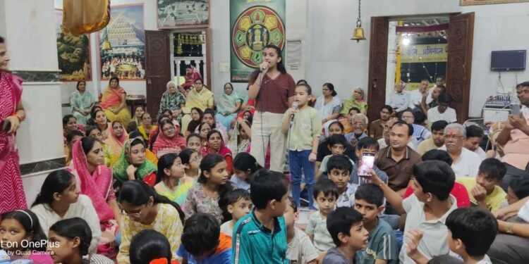 जैन दादाबाड़ी में जेन अल्फा ने दादागुरुदेव इक्तिसा और महाआरती में भाग लिया