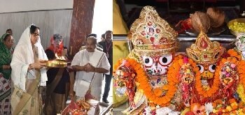 रक्षाबंधन पर राज्यपाल रमेन डेका ने भगवान जगन्नाथ के दर्शन कर बांधा रक्षासूत्र