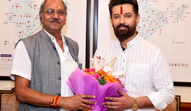 चिराग पासवान से मिले बृजमोहन अग्रवाल, रखा फूड प्रोसेसिंग हब का प्रस्ताव