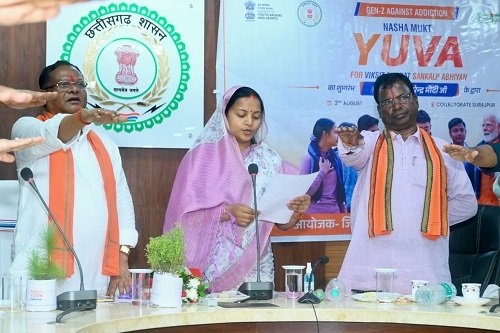 महिला-बाल विकास मंत्री की उपस्थिति में ‘नशा मुक्त युवा विकसित भारत संकल्प अभियान’ का शुभारंभ