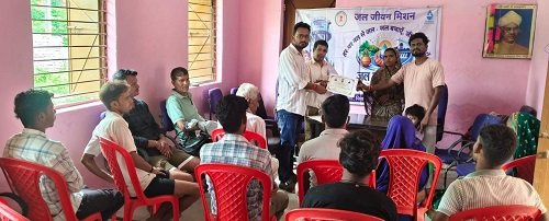 भोथीडीह में हुआ जल अर्पण व जनजागरूकता का आयोजन