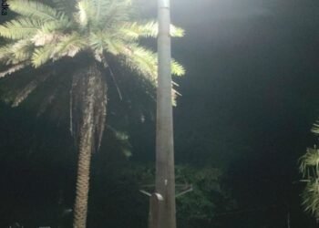 सोलर हाई मास्ट से रोशन हो रहे वनांचल के गांव