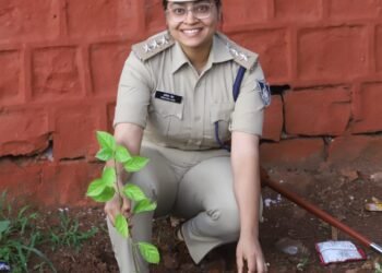 मध्यप्रदेश पुलिस ने पौधारोपण कर दिया हरित भविष्य का संदेश