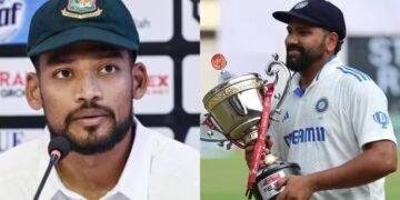 बांग्लादेश का टेस्ट कप्तान और कारनामे विराट-धोनी जैसे, रिकॉर्ड ऐसा कि रोहित शर्मा को दे रहे टक्कर! ऑस्ट्रेलिया के लिए खतरा
