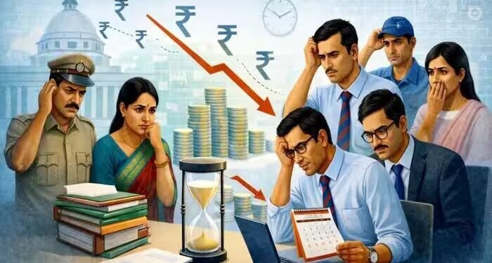 8वें वेतन आयोग में देरी से कर्मचारियों को झटका, सैलरी में 3.45 लाख रुपये तक का नुकसान, समझें पूरा हिसाब