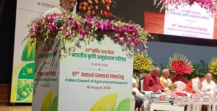 मंत्री कुशवाह नई दिल्ली में आईसीएआर की वार्षिक बैठक में हुए सम्मिलित