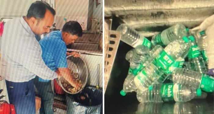 रेलवे के जांच दावों की खुली पोल: भोपाल स्टेशन पर ट्रेनों में मिला खराब आलू, अनऑथराइज्ड पानी और बिना मंजूरी का दूध