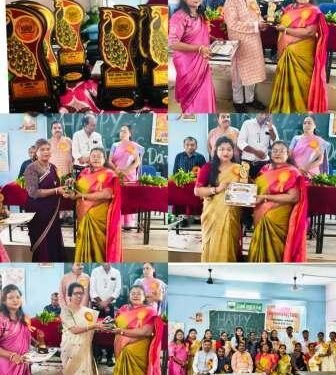 गुरुजनों के सम्मान से सजा मनेन्द्रगढ़ संकुल, नवाचारों की गूंज के बीच शिक्षकों का हुआ सम्मान