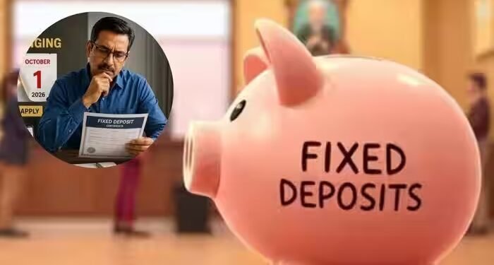 1 अक्टूबर से FD के नियमों में होगा बड़ा बदलाव, आप पर क्या पड़ेगा असर?