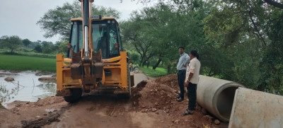 खेमड़ा की क्षतिग्रस्त पुलिया हुई दुरुस्त