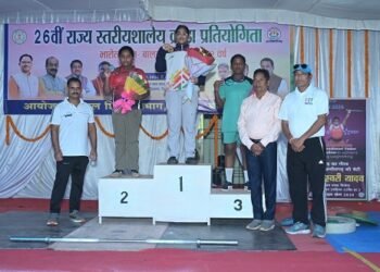 26 वीं राज्य स्तरीय शालेय क्रीडा प्रतियोगिग भारोत्तोलन में प्रतिभागियों ने दिखाया अपना जौहर