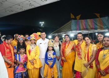 श्रीकृष्ण जन्माष्टमी पर सर्व यादव समाज की भव्य शोभायात्रा में शामिल हुए कैबिनेट मंत्री लखन लाल देवांगन