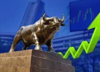सेंसेक्स करीब 300 अंक उछला! निफ्टी 23300 के पार, TCS 3.28% गिरा; जानें शेयर बाजार का हाल