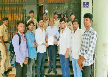 सरकारी आदेश लागू करने की मांग:दूसरे-तीसरे वर्ष में प्रवेश नहीं एनएसयूआई ने जताया विरोध