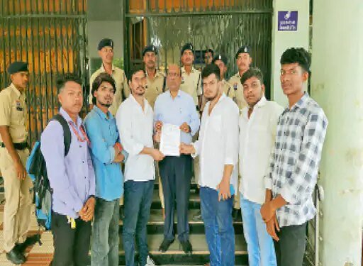 सरकारी आदेश लागू करने की मांग:दूसरे-तीसरे वर्ष में प्रवेश नहीं एनएसयूआई ने जताया विरोध
