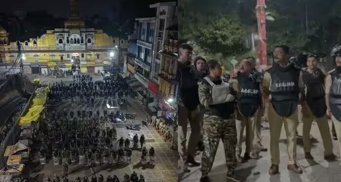 शाही मस्जिद के लिए पूरी रात डटी रही मुस्लिम समाज की भीड़, सुबह पांच बजे बनी बात, सख्त पहरे के बीच उज्जैन में टूटेगा 11 फीट हिस्सा