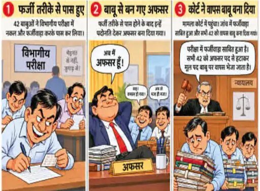 CG-GST – विभागीय परीक्षा में फर्जीवाड़ा:42 टैक्स इंस्पेक्टर 4 साल बाद वापस बाबू बनाए गए