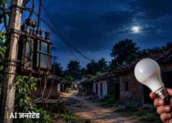 गांव में 3 महीने से बिजली गुल, घर-खेत अंधेरे में:खंडवा में 65 कनेक्शन पर 9 लाख बकाया; बिल जमा करने वाले पांच घर भी प्रभावित