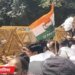 इंदौर में धक्का-मुक्की, ग्वालियर में बैरिकेड्स तोड़े; ज्ञानेश कुमार का पुतला फूंका