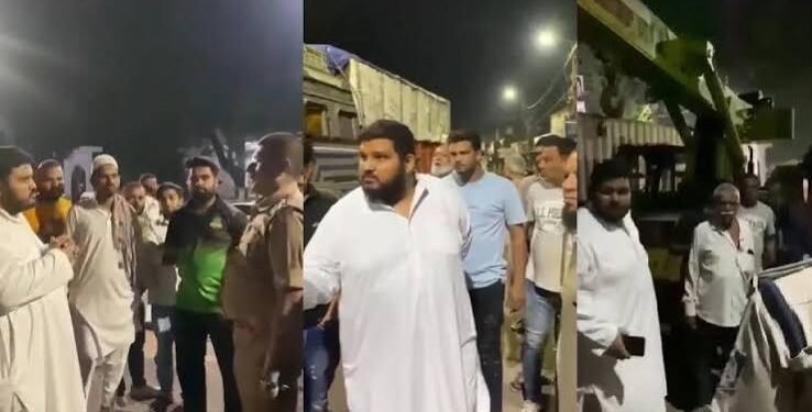 भोपाल के शाही कब्रिस्तान में मेट्रो काम पर बवाल, विधायक आतिफ अकील ने बंद कराया काम, कहा- यहां उनके पूर्वजों की कब्र है