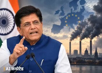 पीयूष गोयल बोले- जलवायु संकट के लिए यूरोप बड़ा जिम्मेदार:दुनिया की 17% आबादी भारत में, फिर भी कार्बन उत्सर्जन में हिस्सा 3% से कम