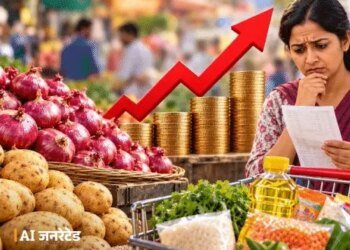 रिटेल महंगाई लगातार 11वें महीने बढ़ी:सितंबर में 0.72% बढ़कर 5.54% पर पहुंची; आलू, प्याज, टमाटर महंगे हुए; चांदी के गहने सस्ते