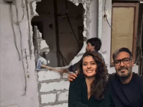 दावा- मुंबई में अजय देवगन के बंगले का हिस्सा तोड़ा:नोटिस के बाद अवैध निर्माण के चलते BMC की कार्रवाई; एक्टर की टीम ने इनकार किया