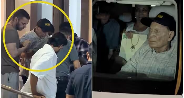 सलीम खान 7 महीने बाद आए नजर, पोती सिपारा के लिए निकले घर से बाहर, लड़खड़ाते कदमों को बेटे सोहेल ने दिया सहारा