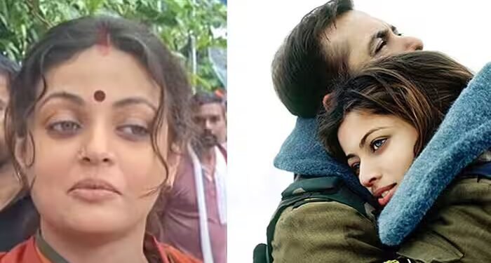 सलमान खान की फिल्म ‘लकी’ की हीरोइन स्नेहा उल्लाल पहुंचीं बिहार, गांव की महिलाओं के ही रंग में रंगी दिखीं