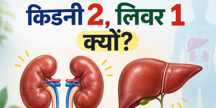 शरीर में लिवर सिर्फ एक, लेकिन किडनी दो क्यों होती हैं? डॉक्टर ने बताई दिलचस्प वजह